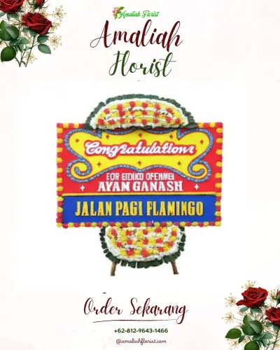 Bunga Papan Congratulation di Bulupitu